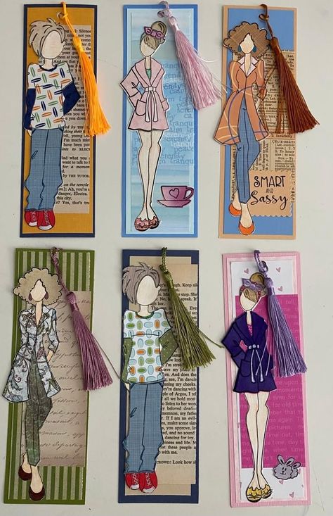 Diy Laine, Easter Planter Ideas, Prima Paper Dolls, Eggs Ideas, Prima Doll Stamps, Handmade Bookmarks Diy, Fashion Illustration Collage, Julie Nutting, Bookmarks For Books