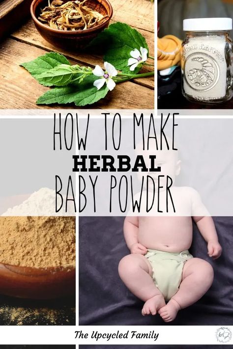 Don't like the ingredients in baby powder? Easy to make homemade HERBAL baby powder. How to make this soothing herbal baby powder. Talc-free baby powder recipe #babypowder #diybabypowder #howtomakebabypowder #naturalbabypowder #homemadebabypowder #herbalbabypowder Diy Baby Powder, Baby Remedies, Herbal Recipes, Natural Health Care, Powder Recipe, Herbs For Health, Healthy Mom, Homemade Baby, Natural Diy