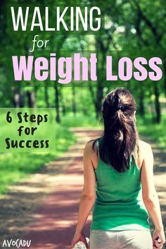 Walking to Lose Weight - 6 Steps to Success | Avocadu.com Lazy Girl, Workout Plans, Lose Belly, Healthy Weight, Lose Belly Fat, The Words, Fat Loss, Sport Fitness, Motion