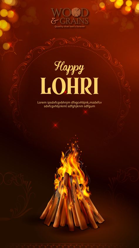 Happy Lori, Happy Lohri, Very Happy, Wood Grain, Umbrella, Interior Design, Wood