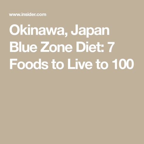 Okinawa, Japan Blue Zone Diet: 7 Foods to Live to 100 Blue Zone Diet, Okinawa Food, Okinawa Diet, Blue Zones Diet, Longevity Recipes, Longevity Diet, Zone Diet, Sooth Sore Throat, Purple Potatoes