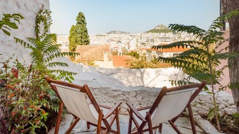 From seaside villas to ski lodges, options abound. Concrete Cabin, Greece Culture, Mykonos Villas, Greece Beach, Greece Holiday, Visiting Greece, Conde Nast Traveler, Hot Tub Outdoor, Conde Nast