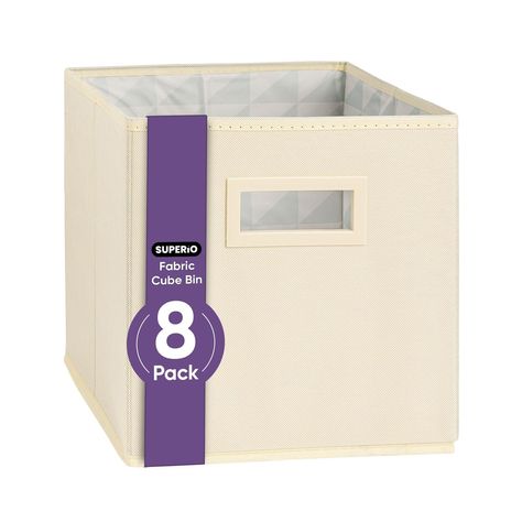 11-Inch Cube Storage Bin: The closet organizer is the perfect size to fit into the cube storage organizer shelves. The bins for cube organizer masseurs are 11x11x11 inches, with a 6-qt capacity. Household Essentials: Use the fabric bin for all your storage and organization needs as a gift basket, storage organizer, dog basket, laundry basket organizer, bedside caddy, pantry bin, wrapping paper storage container, clothes organizer, diaper caddy basket. Decorative Storage Bins: Have a neat and decorative home with this cubby storage organizer. Match your theme and choose one of our four colors- cream, grey, brown, and black box. Organize your home with these perfect totes for storage. Foldable Storage Cubes: We designed the fabric bins with you in mind! The space-saving storage box is foldab