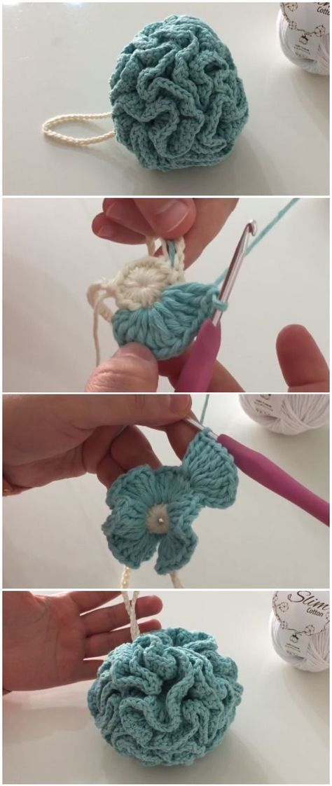 Crochet Easy Beautiful Pom Pom | ilove-crochet | Bloglovin’