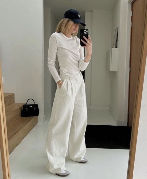 All White Party Outfits, White Party Outfit, Minimalist Moda, All White Outfit, Cute Spring Outfits, Looks Street Style, Spring Fashion Trends, Fashion People, Muslimah Fashion