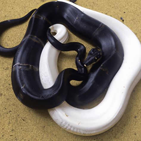 black and white snake forming a yin yangWhen it comes to snake symbolism, there are various different interpretations. In some cultures, snakes or serpents are seen as helpful creatures that...https://centerspirited.com/animal-symbolism/snake/ Check more at https://centerspirited.com/animal-symbolism/snake/ Snakes White, Snakes Intertwined, Snake Symbolism, Two Snakes, Black And White Snake, Animal Symbolism, White Snake, A Snake, Snakes