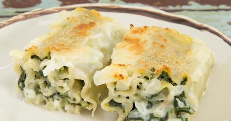 Florentine Lasagna Roll-Ups Recipe | EatingWell Lasagna Florentine, Florentine Lasagna, Lasagna Roll Ups, Lasagna Roll, Lasagna Rollups, Food And Nutrition, Baked Rolls, Lasagna Rolls, Points Recipes