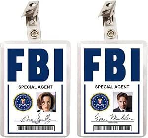 Mulder Scully, Fbi Special Agent, Fox Mulder, Dana Scully, Special Agent, X Files, Office Products, Id Badge, Fox