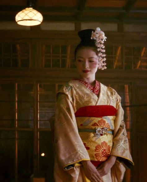 Memoirs of a Geisha Yellow Kimono, Colleen Atwood, Memoirs Of A Geisha, Zhang Ziyi, Period Movies, Anna Karenina, Art And Literature, Boardwalk Empire, Foreign Film