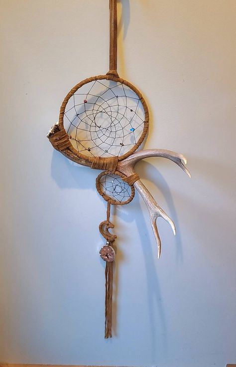 Excited to share the latest addition to my #etsy shop: Real antler dream catcher, antler dream catcher, antler art, dream catcher, wiccan dream catcher https://etsy.me/3xMWRtZ Antler Dream Catcher Diy, Western Dream Catcher, Antler Suncatcher, Antler Dream Catcher, Wood Dream Catcher, Deer Antler Dream Catcher, Butterfly Mirror, Beautiful Dream Catchers, Wiccan Decor