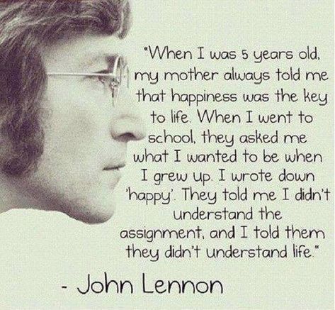 Inspirational School Quotes, Motivational People, John Lennon Quotes, Happy Quotes Funny, Quotes Mind, Inspirational Funny, Birthday Quotes For Me, Funny Quotes For Kids, Education Technology