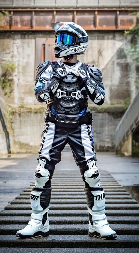 Motocross Outfit, Motocross Outfits, Mx Gear, Motorcycle Suits Men, Marble Race, Mx Boots, Bad Boy Style, Bike Leathers, Motorcycle Suit