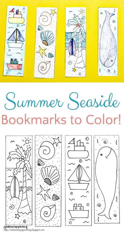 Reading Coloring Pages, Bookmarks Diy Kids, Bookmark Coloring, Coloring Bookmarks Free, Summer Bookmarks, Bookmarks To Color, Bookmarks For Kids, Free Printable Bookmarks, Summer Diy Projects