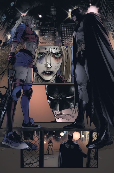 Harley Quinn And Batman, Batman Harley Quinn, Harley Quinn Comic, Western Comics, Univers Dc, Batman Dc, Batman Artwork, Batman And Catwoman, Batman Comic Art