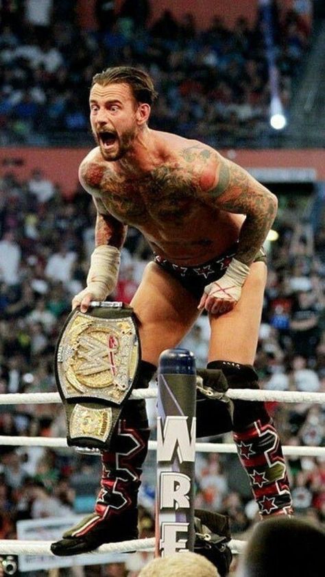 Wwe Funny Pictures, Cm Punk Tattoos, Cm Punk Wwe, Punk Tattoos, Wwe Belts, Punk Top, Punk Wallpaper, Collage Des Photos, World Heavyweight Championship