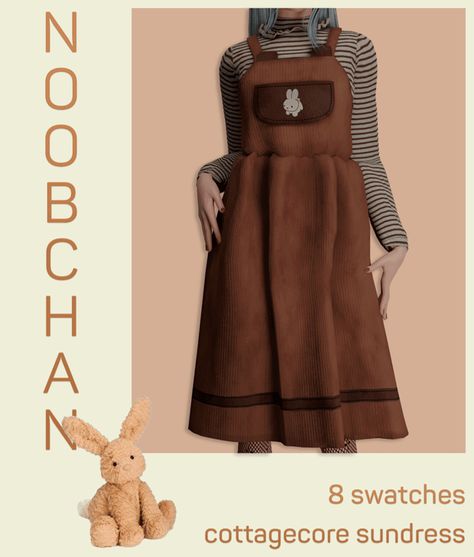 Sims 4 Sundress, Sims 4 Cottagecore, Cc Sims, Ts4 Cc, Clothing Tags, Sims 4 Mods, The Sims 4, Sims Cc, The Sims