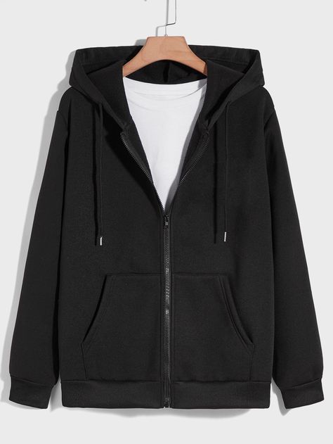 Black Hoodie Men Outfits, Black Zip Up Hoodie Outfit Men, Zip Hoodie Outfit Men, Black Jacket Zip Up, Zip Up Hoodie Outfit Men, Black Zip Up Hoodie Outfit, Zip Up Hoodie Y2k Men, Black Zip Up Hoodies, Zip Up Hoodie Men