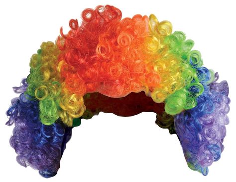 Rainbow Clown Wig (Pack of 12) Clown Fancy Dress, Rainbow Clown, Clown Wig, Toddler Fancy Dress, Dress Up Boxes, Cheap Wigs, Outside Decorations, Cute Cat Wallpaper, Clown Costume