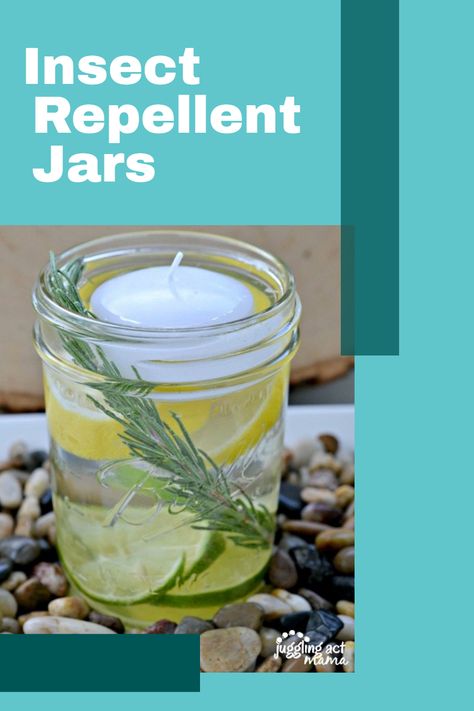 These DIY all natural insect repellent jars are perfect for backyard parties and get togethers. Your guests will love these as centerpieces that are both beautiful and functional. Floating Citronella Candles, Homemade Bug Repellent, Diy Bug Repellent, Mosquito Repellent Candle, Mosquito Repellent Homemade, Diy Mosquito Repellent, Mason Jar Luminaries, Diy Essential Oil Recipes, Natural Bug Repellent