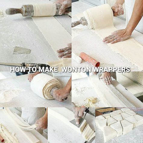 HOW TO MAKE MOLO OR WONTON WRAPPER Universaly it is known as Wonton wrapper. While here in the Philippines, we call it Molo wrapper. This recipe is a simple recipe of homemade wonton wrapper for siomai. However, if you want to make it as a business, you can also sell these molo wrappers. Pancit Palabok Recipe, Palabok Recipe, How To Make Wontons, Pancit Palabok, Wonton Wrapper Recipes, Wonton Wrappers, Pasta Maker, Filipino Food, Bread Machine