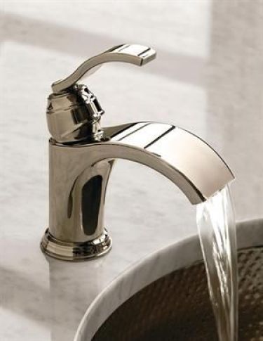 27 Unique Faucets | COCOCOZY Unique Faucets, Kohler Bathroom Faucet, Kohler Bathroom, Bathroom Faucets Waterfall, Faucet Design, Waterfall Faucet, Bath Ideas, Bath Faucet, Bad Design