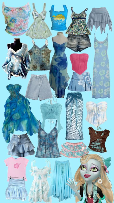 #lagoona #lagoonablue #lagoonablueaesthetic #outfitinspo Monster High Aesthetic Outfit, Monster High Halloween Costumes, Monster High Halloween, Monster High Costume, Monster High Clothes, Laguna Blue, Monster High Party, Blue Costumes, Mermaid Halloween