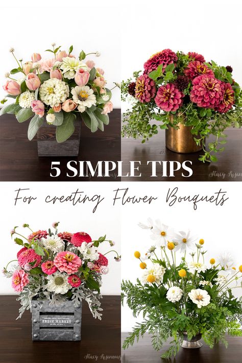 Ever wanted to create your own beautiful flower bouquets? Look no further! 🌹 Stacy Risenmay has 5 simple tips to guide you in crafting the most stunning arrangements, perfect for beginners. 🌺 Head to the blog for all the info! Beautiful Flower Bouquets, Space Flowers, Flower Arranging Tutorial, Fake Flower Bouquet, Small Flower Arrangements, Wedding Flower Design, Fresh Flower Bouquets, Flower Guide, Beautiful Bouquets