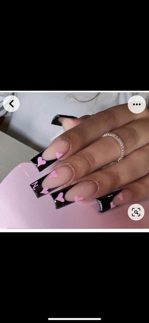 C Initial Nails, Nails Initials Design, Bedazzled Nails, Nails Now, Colored Acrylic Nails, Cute Acrylic Nail Designs, French Acrylic Nails, Classy Acrylic Nails, Coffin Shape Nails