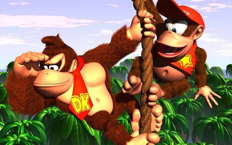 Donkey Kong Country Returns, Boss Music, Diddy Kong, Donkey Kong Country, The Time Machine, Star Fox, Pc Wallpaper, Wallpaper Dekstop, The Donkey