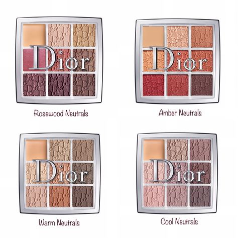 Dior Beauty Eyeshadow, Best Eye Palettes, Dior Eyeshadow Palette Cool Neutrals, Dior Cool Neutrals Palette, Dior Palette Eyeshadows, Dior Backstage Eyeshadow Palette, Sephora Palette, Dior Backstage Eye Palette, Dior Palette