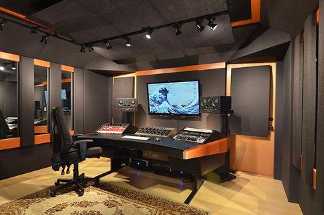 Bedroom Recording Studio, Home Music Studio Design, Studio Room Design, Home Studio Design, Music Studio Decor, Home Recording Studio Setup, Home Studio Ideas, Home Music Rooms, Recording Studio Design