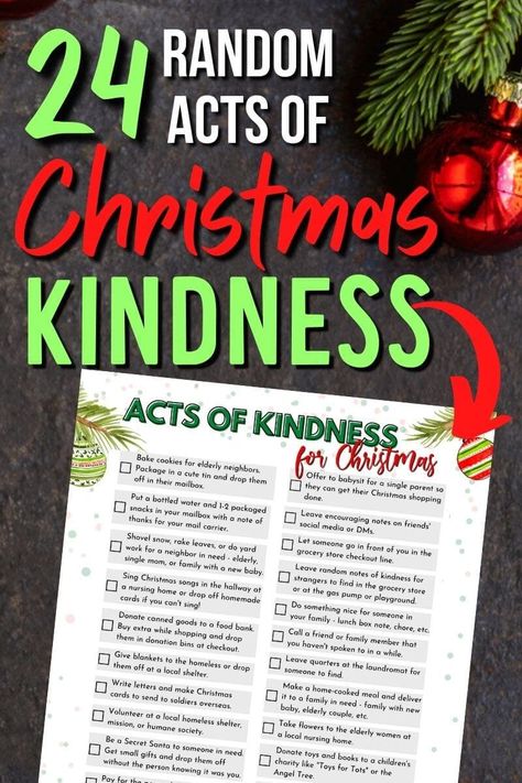 Kindness Christmas Tree, Christmas Kindness Ideas, Christmas Kindness, Kindness For Kids, Kindness Ideas, Advent Calendar Activities, Letting Someone Go, Charity Project, Christmas Traditions Family