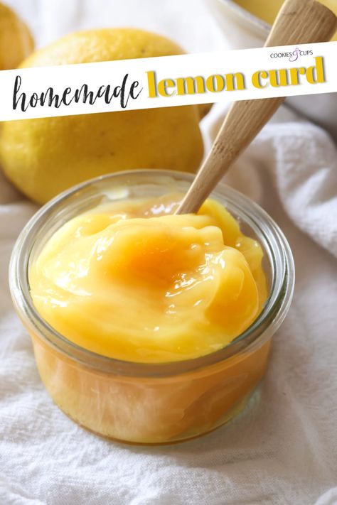 My homemade Lemon Curd recipe super easy to is a sweet lemon spread perfect for baking, filling cakes or pies or as an addition to your breakfast spread. Keto Lemon Curd, Easy Lemon Curd, Cookies And Cups, Homemade Lemon Curd, Lemon Pie Filling, Recipe Cookies, Lemon Curd Recipe, Curd Recipe, Ground Beef Recipes Easy