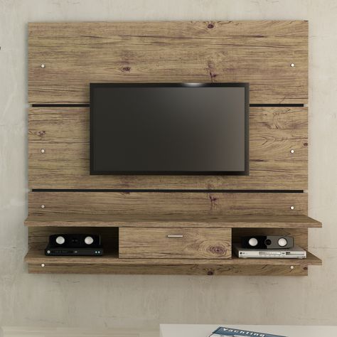 Manhattan Comfort Ellington 1.0 Entertainment Center Floating Shelf Under Tv, Wall Mount Tv Stand, Contemporary Tv Stand, Hanging Tv, Tv Stand With Mount, Tv Wand, Modern Tv Wall, Diy Tv Stand, Tv Wall Mounts