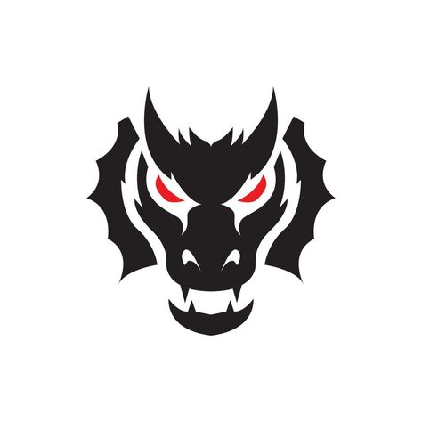 face scare black dragon logo design, vector graphic symbol icon illustration creative idea Dragon Logo Design, Fictional Places, Dragon Logo, Dragon Face, Rpg Ideas, Face Icon, Illustration Creative, Creative Idea, Dragon Head