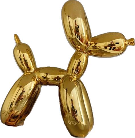 Gold Balloon Dog, Dog Statue, Balloon Dog, Animal Statues, Home Decor Accents, Ceramic Animals, Gold Balloons, Handmade Modern, Decor Accents