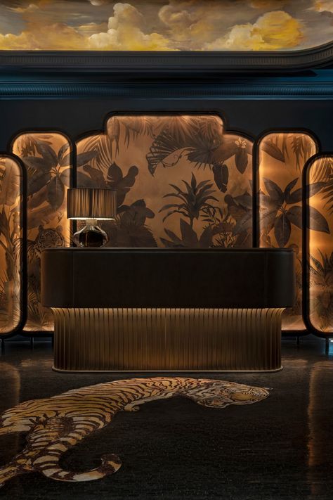 International Interior Design, London Dreams, Public Space Design, Interior Design Awards, Lounge Design, Art Deco Home, Bar Counter, Cool Bars, Art Deco Inspired