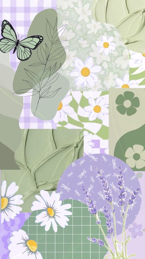 #lavender #sage #sagegreen #wallpaper #collage Sage And Purple Wallpaper, Sage Asthetic, Random Collage, Green Collage, Lavender Aesthetic, Lavender Sage, Wallpaper Collage, Collage Ideas, Future Wedding Plans