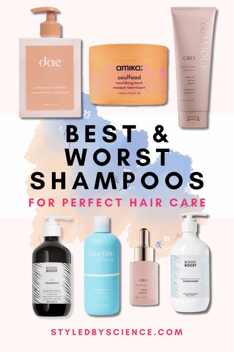 Best & Worst Shampoos for Perfect Hair Care: Dae, Amika, Vegamour, Bondi Boost, Function of Beauty. Best Shampoo And Conditioner Sephora, What Are The Best Shampoos, The Best Shampoo And Conditioner For Hair Growth, Really Good Shampoo And Conditioner, Best Shampoo For Dull Hair, Shampoo For Black Hair Color, Best Affordable Hair Products, Best Hair Brands, Shampoo Good For Hair