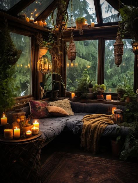 Forest Cottage Aesthetic, Tree House Interior, Fantasy Homes, Dream House Rooms, Fantasy House, Aesthetic Rooms, Forest House, Dream Room Inspiration, Dream House Interior