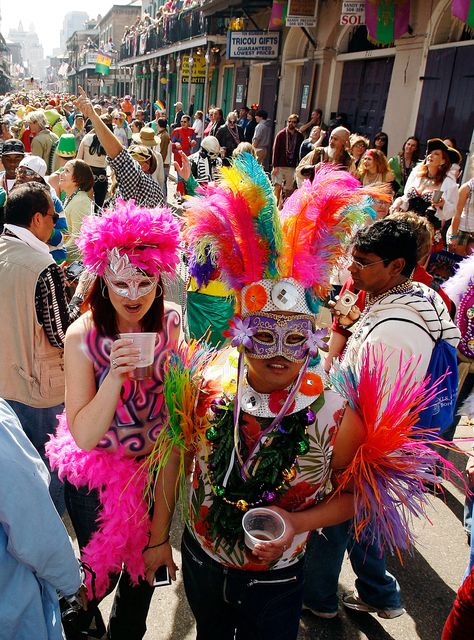 How Fat Tuesday Became The Biggest Party In Christendom +#refinery29 New Orleans Bars, New Orleans Mardi Gras, Ash Wednesday, Fat Tuesday, Big Party, Heavenly Father, Mardi Gras, Festival Captain Hat, Green And Gold