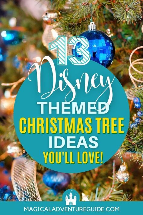 Disney Tree Topper Ideas, Disneyland Theme Christmas Tree, Tropical Christmas Tree Decorations, Small Disney Christmas Tree, Disney Princess Tree Christmas, Disney Ornament Tree, Mickey Mouse Tree Topper Diy, Up Christmas Tree Disney, Children’s Christmas Tree Decorations