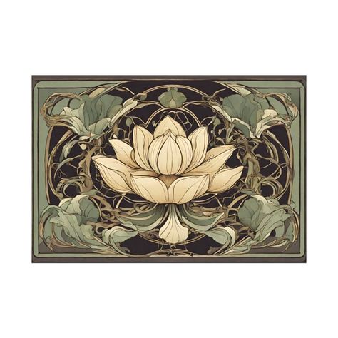 Check out this awesome 'Art+nouveau+style+lotus' design on @TeePublic! Art Nouveau Lotus Flower, Art Nouveau Roses, Art Noveau Flores, Art Nouveau Flowers Illustration, Art Nouveau Lotus, Lotus Artwork, Fleurs Art Nouveau, Nouveau Illustration, Mural Inspiration