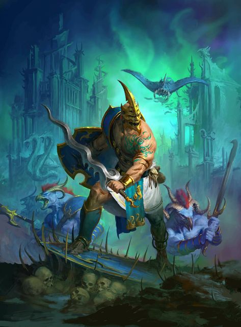 ArtStation - Disciples of tzeentch cover art, johan grenier Warhammer Tzeentch Art, Johan Grenier, Bird Helmet, Warhammer Aos, Warhammer 40k Art, Fantasy Battle, The Elder Scrolls, Warhammer Art, Warhammer 40k Artwork