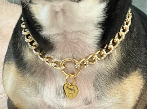 Excited to share the latest addition to my #etsy shop: Personalised Cuban Chain Link Pet Collar, Lightweight Dog Necklace for Dog, Chain Dog Collar Australia, Pet Jewelry, Vanity Necklace for Dog https://etsy.me/3Nm4Ree #gold #silver #yes #snap #cat #dogtagaustralia Chain Dog Collar, Dog Necklace Collar, Dog Chain, Engraved Dog Tags, Pet Jewelry, Chain Collar, Cat Tags, Dog Necklace, Dog Jewelry