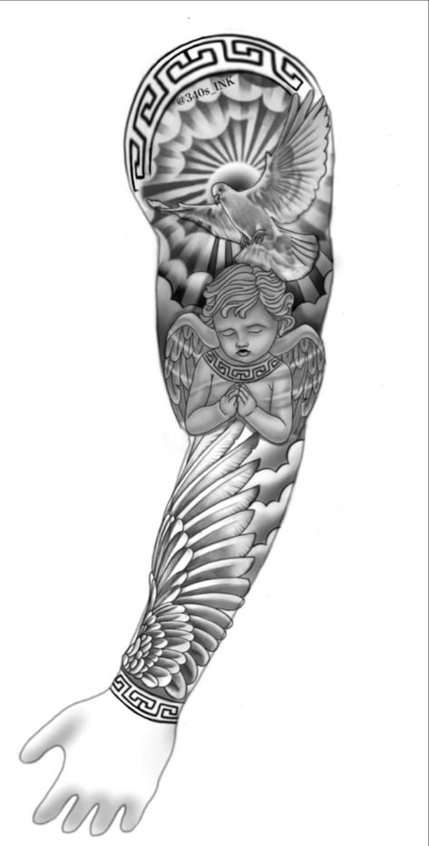 Full sleeve tattoos designed by procreator iPad Leg Sleeve Tattoos, Sleeve Tattoos For Guys, Half Sleeve Tattoos, Full Sleeve Tattoo Design, Full Arm Tattoos, Half Sleeve Tattoos For Guys, Full Sleeve Tattoos, Full Sleeve Tattoo, Arm Tattoos