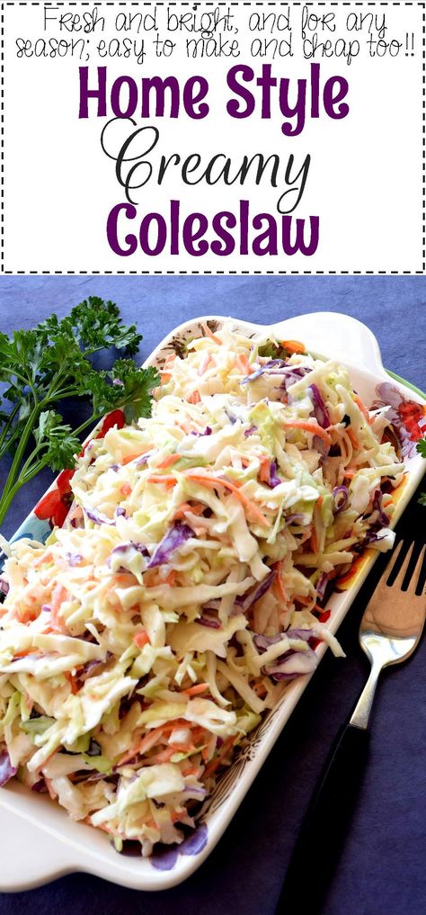 Crispy Coleslaw Recipe, Dole Coleslaw Recipe, Easy Cole Slaw, Coleslaw Dressing Recipe, Best Coleslaw Recipe, Crunchy Vegetables, Easy Coleslaw, Coleslaw Recipe Easy, Vegan Coleslaw