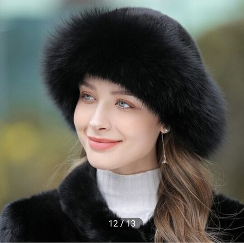 Black Ferret, Womens Winter Hat, Fur Hats, Comfy Winter, Faux Fur Hat, Womens Winter, Fluffy Hair, Fisherman Hat, Fur Hat