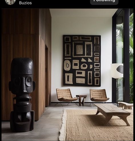 African Decor Living Room, Modern African Decor, African Interior Design, Modernist Home, African Inspired Decor, African Interior, African Home, African Home Decor, Home 2023