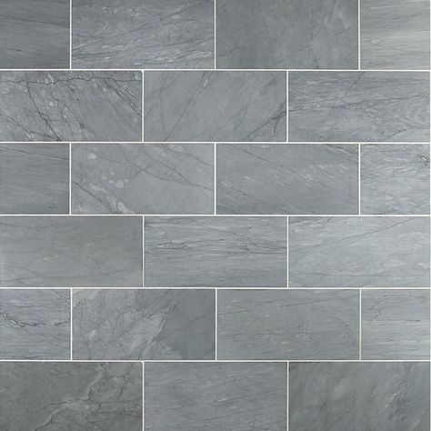 Ivy Hill Tile Burlington Marble Field Tile in Gray | Wayfair Kitchen Wall Tiles Texture, Wall Tile Texture, Marble Subway Tile, Tile For Wall, Colored Marble, Small Bathroom Tiles, Marble Subway Tiles, Tiles For Wall, Tile Texture